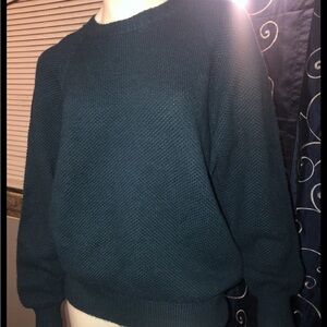 The Peruvian Connection Vintage Luxe Alpaca Sweater Hand Knitted In Peru L/XL